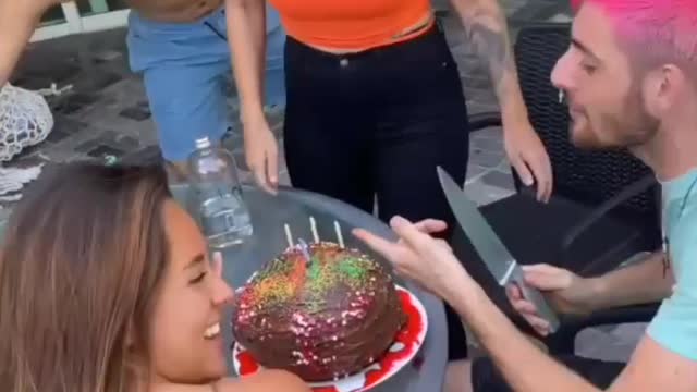 Cake was a balloon