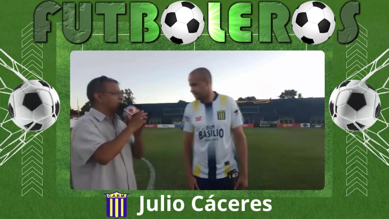 Entrevista a Julio Caceres-Centrodelantero de Mitre-Post Partido con San Lorenzo Monte Caseros