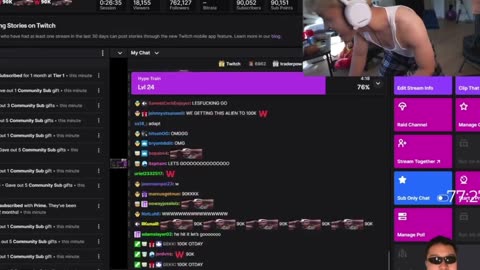 JasonTheWeen just hit 90K Subscribers 30 minutes after getting on unbanned on Twitch