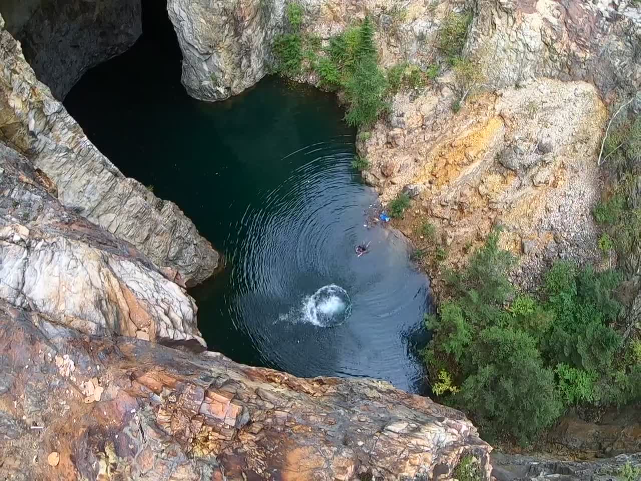 Woman Faces 82-Foot Cliff Jump