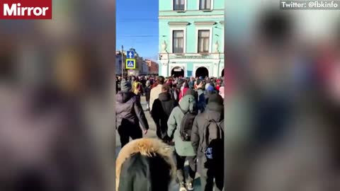 Thousands arrested across Russia at anti war protests