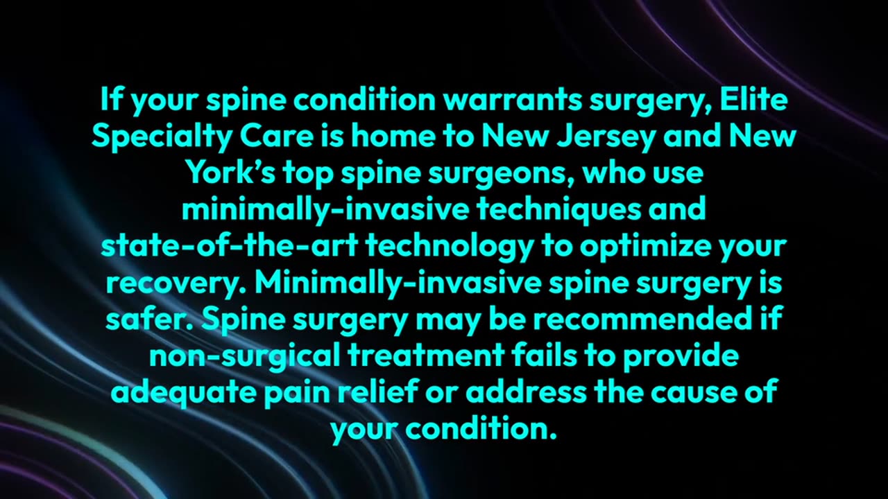 Elite Specialty Care | Best Spine Surgery in Elizabeth, NJ