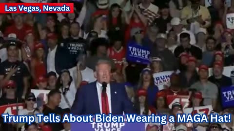 Trump Tells About Biden Wearing a MAGA Hat & Takes a Free Poll!