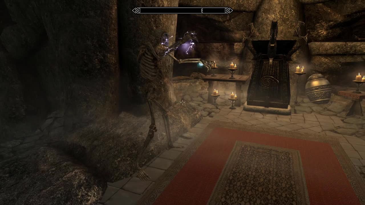 Skelly Glitching Out - Skyrim SE modded follower