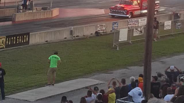 Jet Truck At The San Antonio Raceway