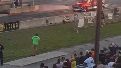 Jet Truck At The San Antonio Raceway