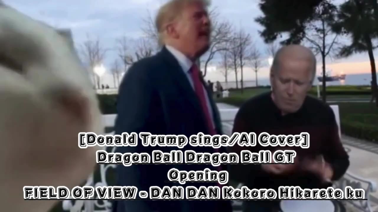 [Donald Trump sings/AI Cover] Dragon Ball GT Opening FIELD OF VIEW - DAN DAN Kokoro Hikarete ku