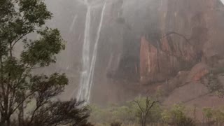 Witnessing the Waterfalls at Uluru