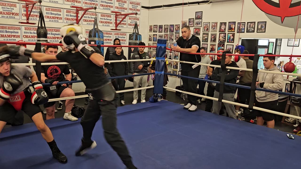 Joey sparring Damian 2. 11/12/24