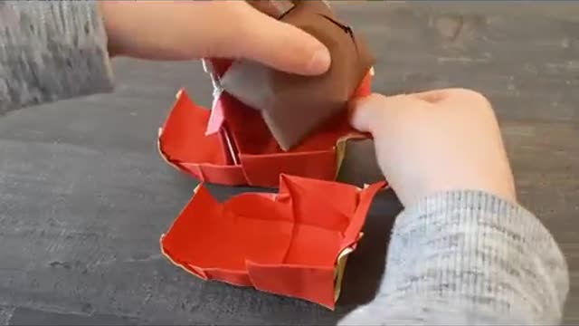 [TUTORIAL] Origami Slitta di Babbo Natale