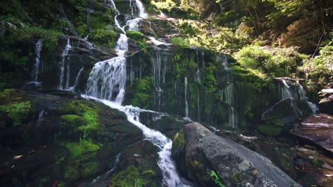 A Beautiful Natural Waterfall