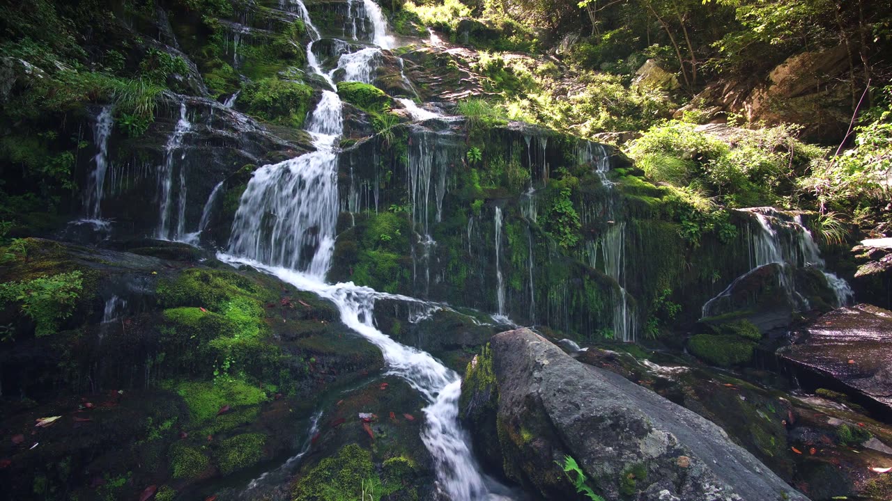 A Beautiful Natural Waterfall