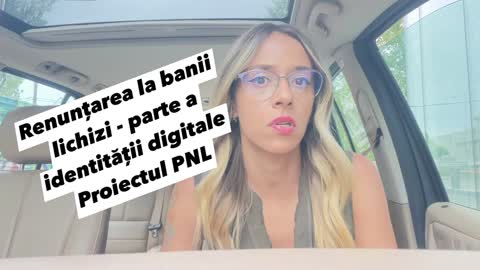 Renuntarea la banii lichizi, parte a identitatii digitale. Proiectul PNL