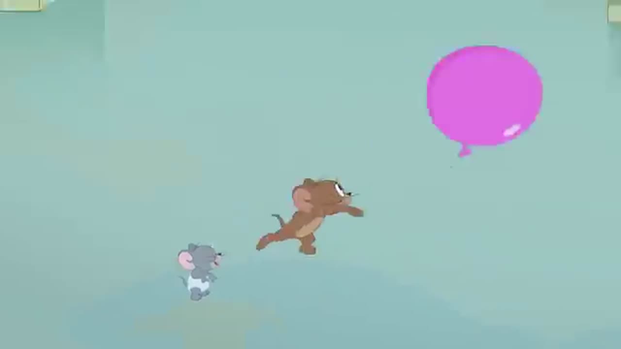 Tom and jerry fun with ballons