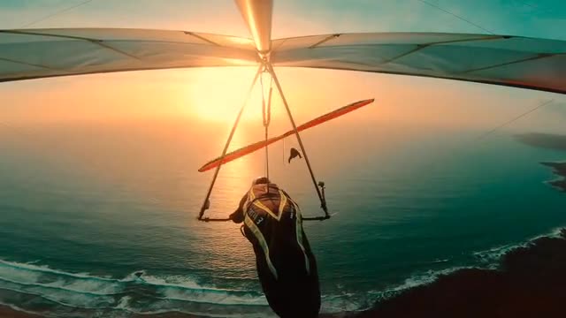 Gliding enjoying😊 sunset view#reels, #amazingfeeling #amazing #natural #Gliding #sunset