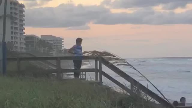 Mesmerized by the waves