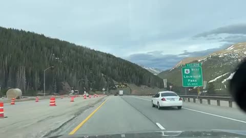 Police Apprehend Fleeing Truck after Clipping Concrete Barrier