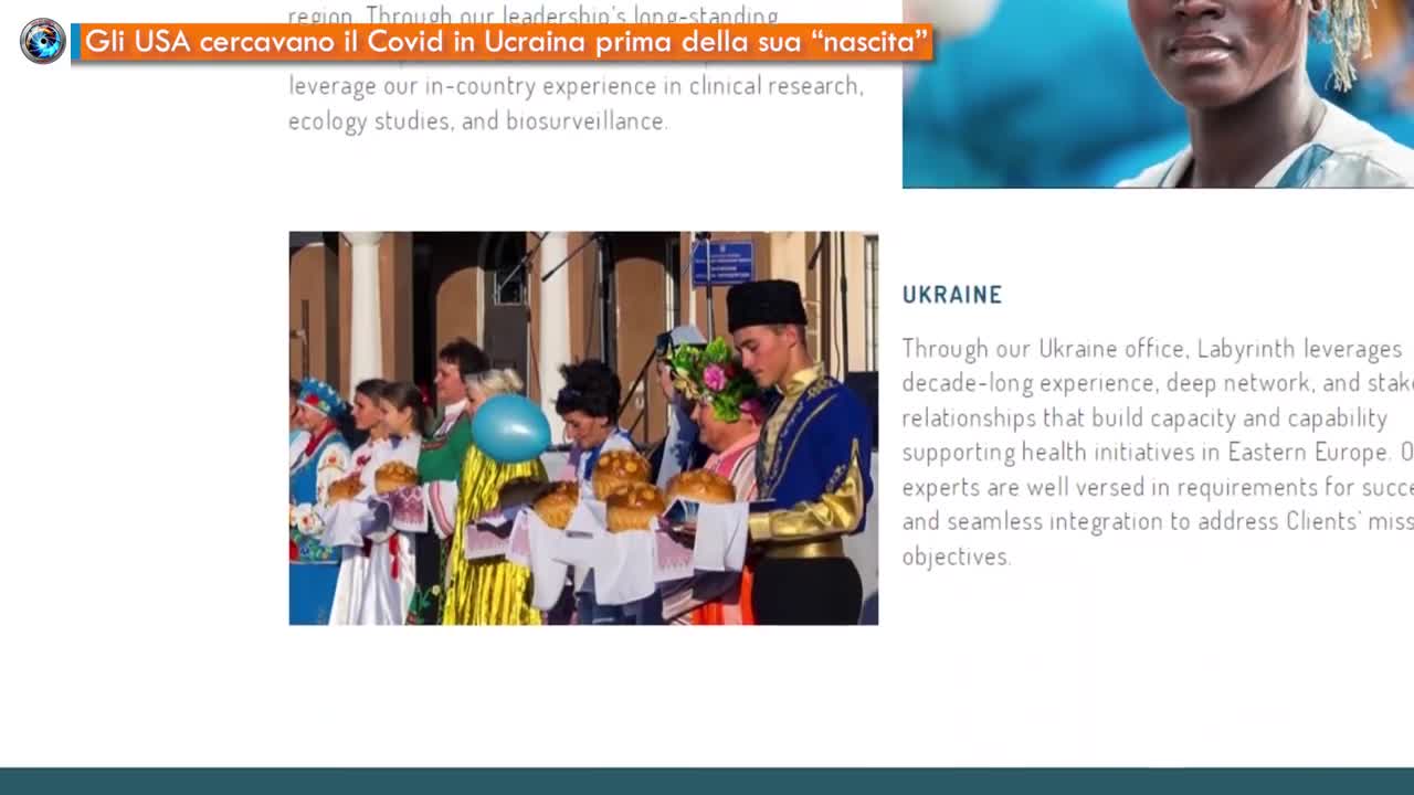 In Ucraina studiavano il Covid 19 prima della pandemia.