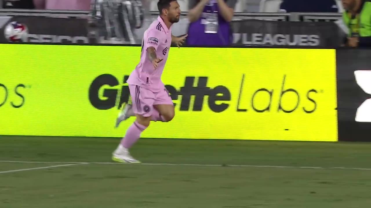 Messi second goal for Miami vs orlando