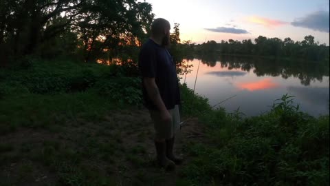 TWO FLATHEADS, One Night! SURPRISE! James River CATFISHING-4
