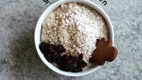 Gingerbread Overnight Oats