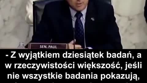 Dążący do przymusu szczepień prawnik Fauciego zostaje całkowicie ROZJECHANY PRZEZ SENATORA!