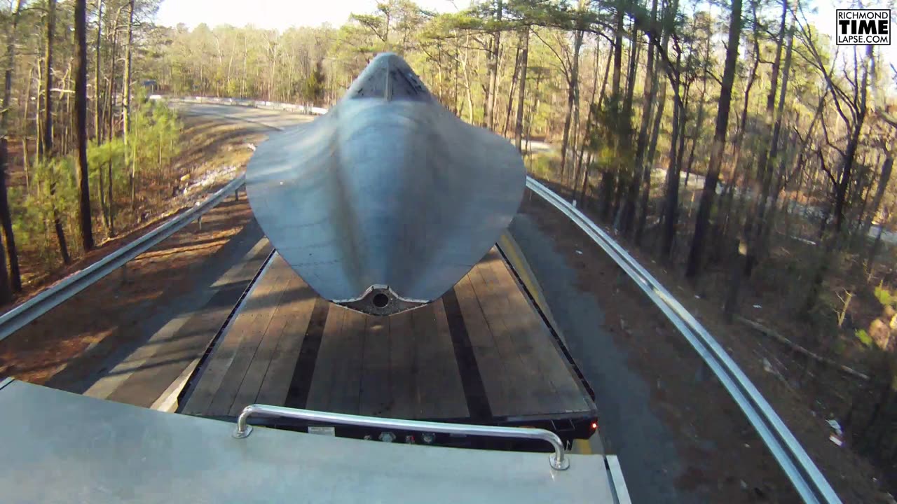 Sr-71 Spy Plane Move Caught On Time Lapse Video