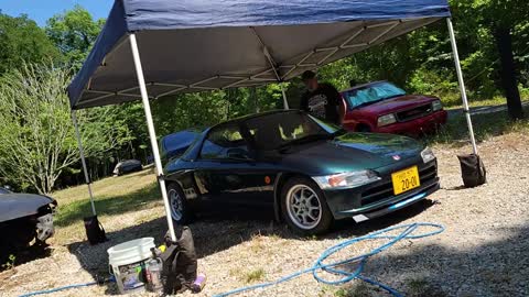 Cleaning Up the Honda Beat Car Show Prep