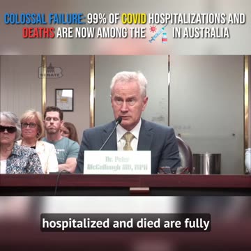 Dr. Peter McCullough: Vaccine Backfired In UK, Australia And South Africa
