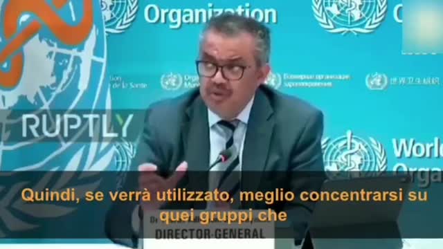 Tedros Ghebreyesus : "Alcuni paesi ad alto reddito usano i vaccini Covid per uccidere i bambini"