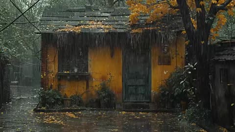 Relieve Stress and Deep Sleep in 3 Minutes with Relaxing Rain on Roof | Real Sounds to Sleep Well