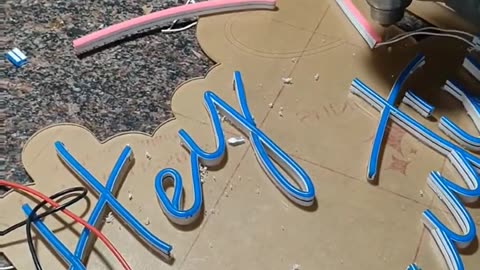 neon led sign board