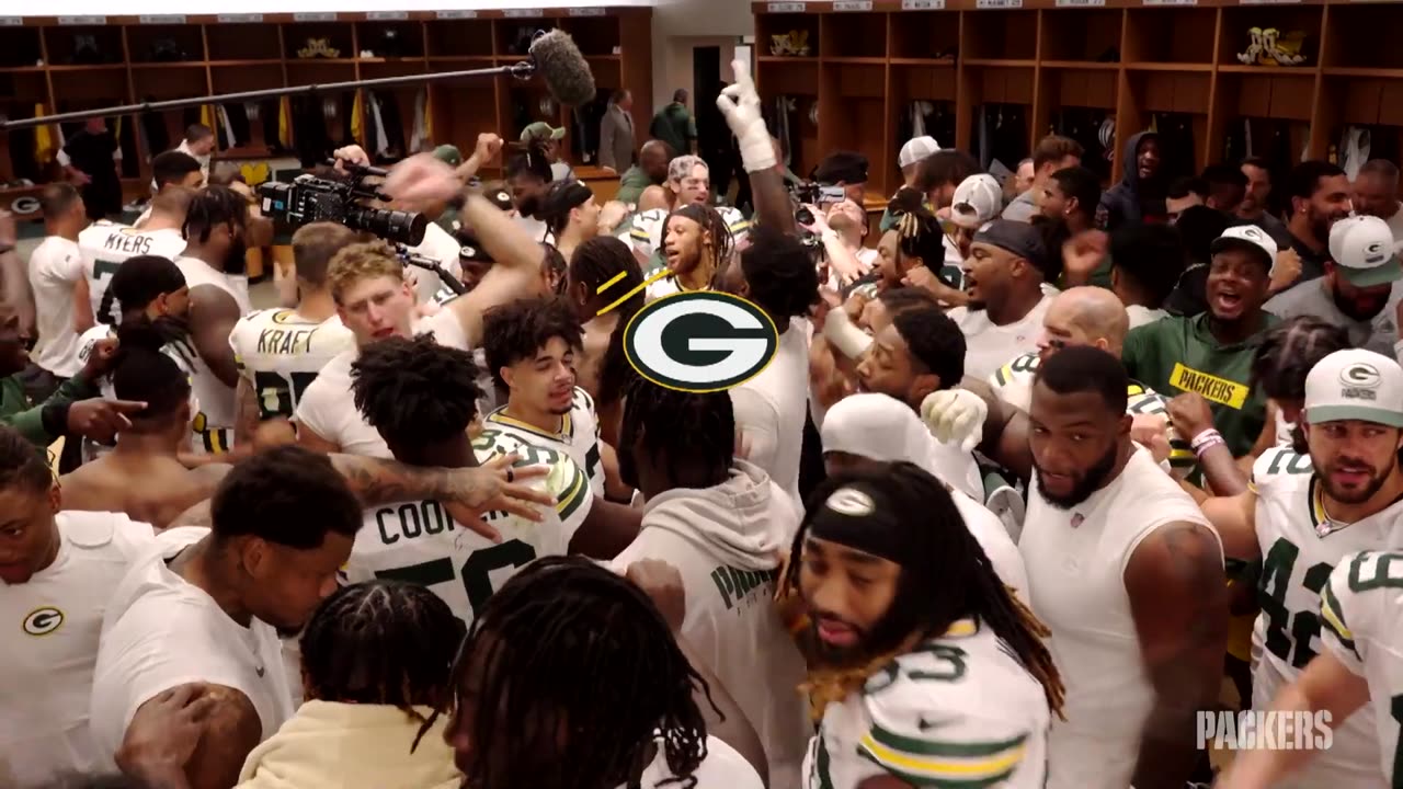 Packers locker room reacts after 24-22 victory over Texans | Green Bay Packers