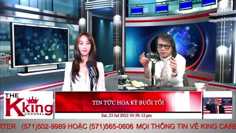 TIN TỨC HOA KỲ BUỔI TỐI - 07/23/2022 - The KING Channel