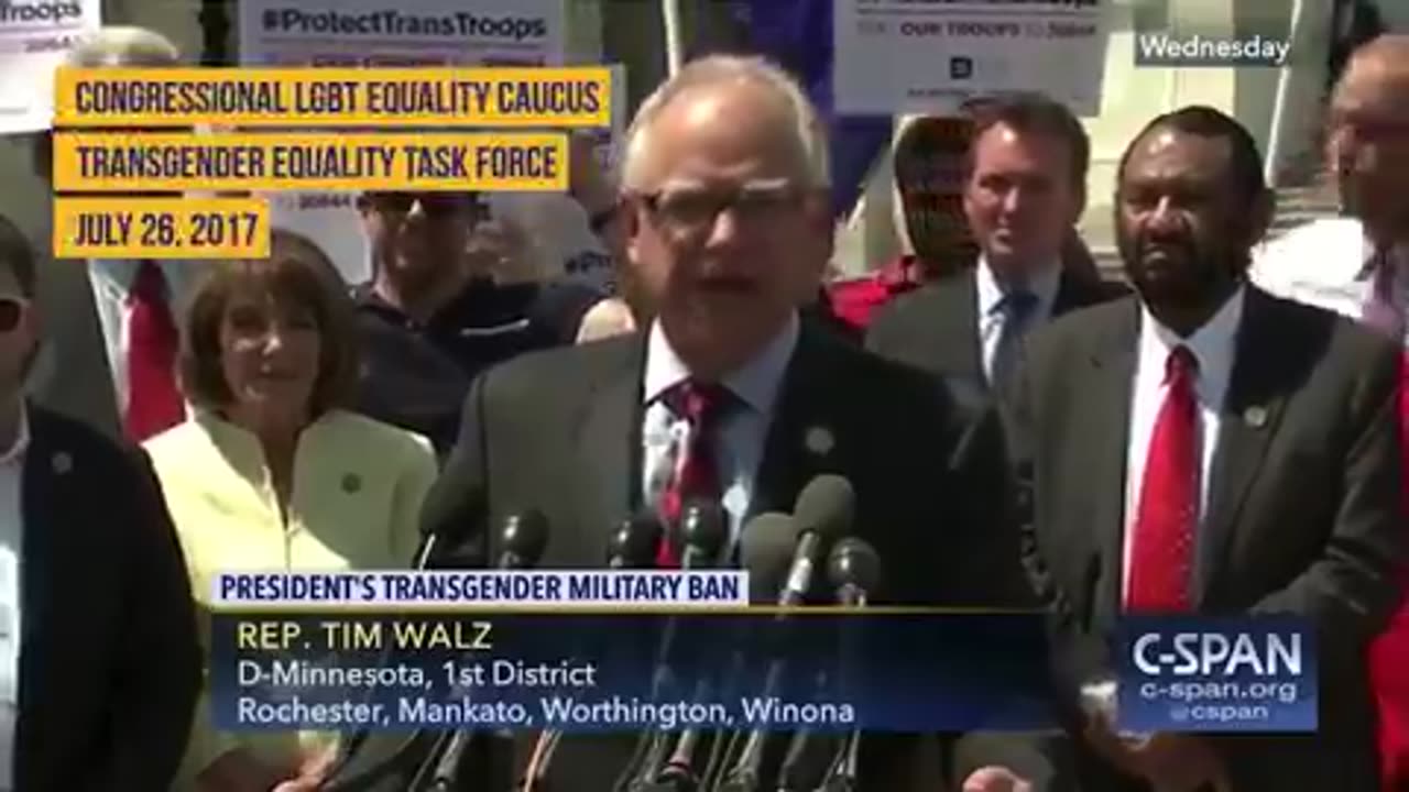 Tim Walz shares how, in the 1990