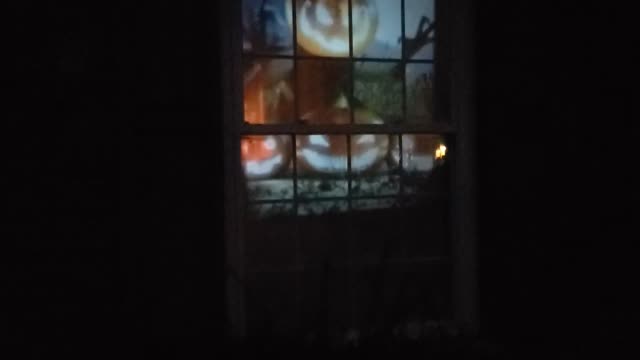 Happy Halloween window