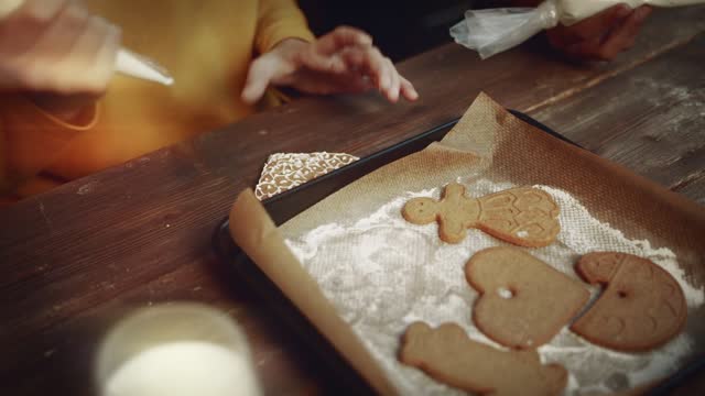 Making cookies for Christmas