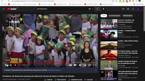 BolSoNarO pArtiCipa da trAdiciOnal CaNtatA de NatAl...