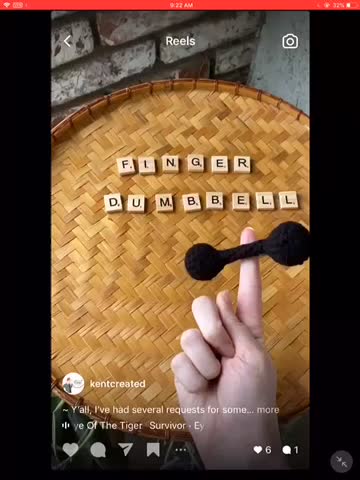 Finger Dumbbell Gag Gift