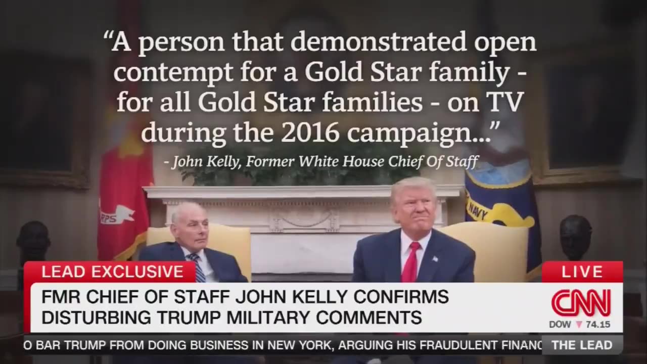 FMR CHIEF OF STAFF JOHN KELLY CONFIRMS DISTURBING TRUMP MILITARY COMMENTS