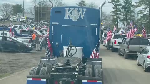 Truckers rolling out this morning