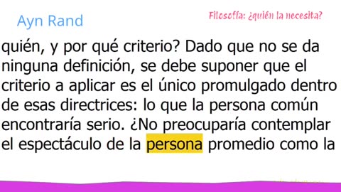 Ayn Rand - Filosofía: ¿quién la necesita? 3/3