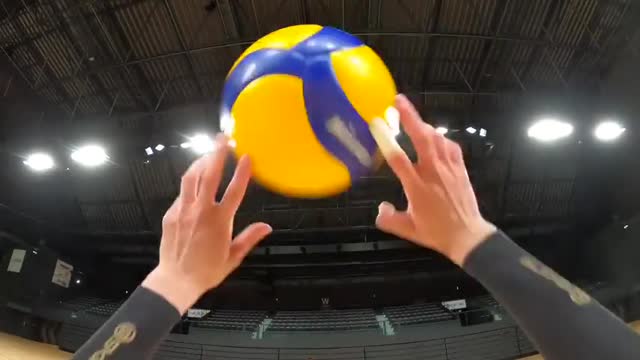best volleyball view ever!
