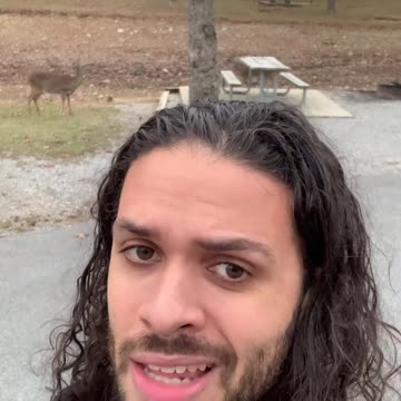 Talkua Man chilling with deer friends