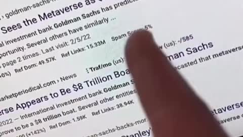 DON'T SLEEP ON THE METAVERSE! GOLDMAN SACHS SEES THE METAVERSE AAS $8 TRILLION OPPORRTUNITY.