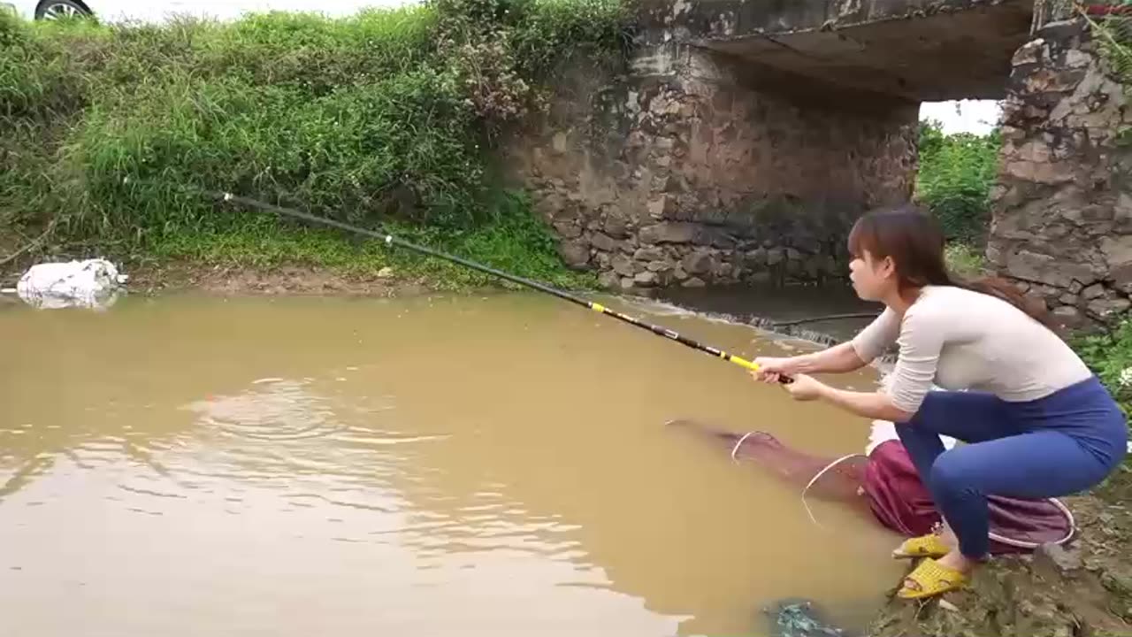 Amazing Catching big catfish _ Best video Fishing