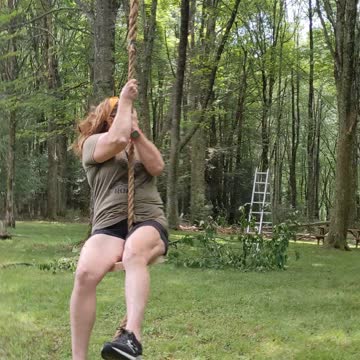 Melissa on the zipline!