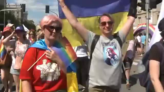 'Kyiv Pride' joins Warsaw Equality parade as thousands march for LGBTQ+ rights