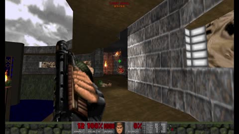 Brutal Doom - Plutonia - Pistol Start - Hard Realism - Realm (MAP08)