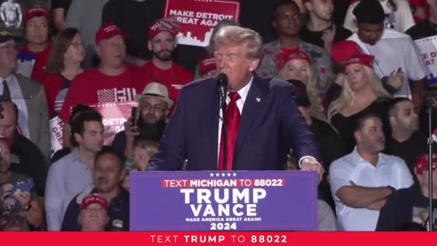 Trump: "The World Will Talk About the Michigan Miracle and Detroit's Rebirth by My Term's End!" 🌟🏙️